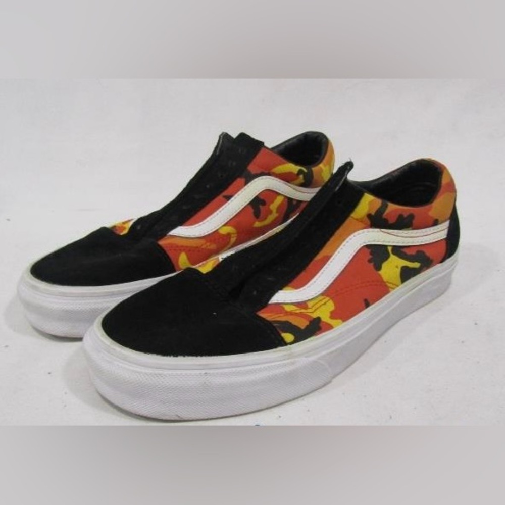 vans pop‎ camo old skool - orange